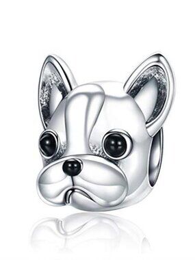 Sterling Silver Charm Bead Cubic Zirconia European Bracelet Pendant Jewelry